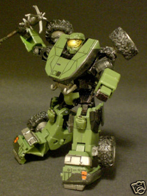 Illustration for article titled Halo Transformer on eBay: From Warthog to Master Chief